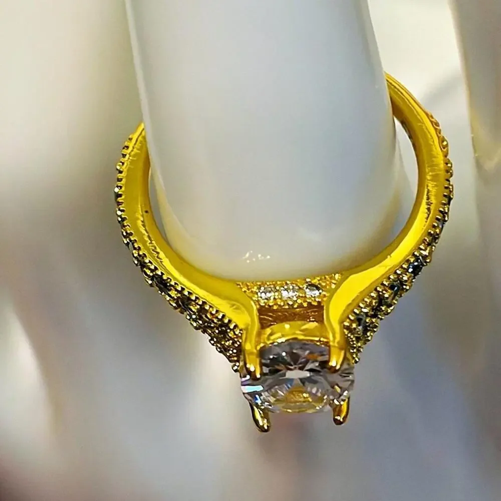 18k gold plated stainless steel
